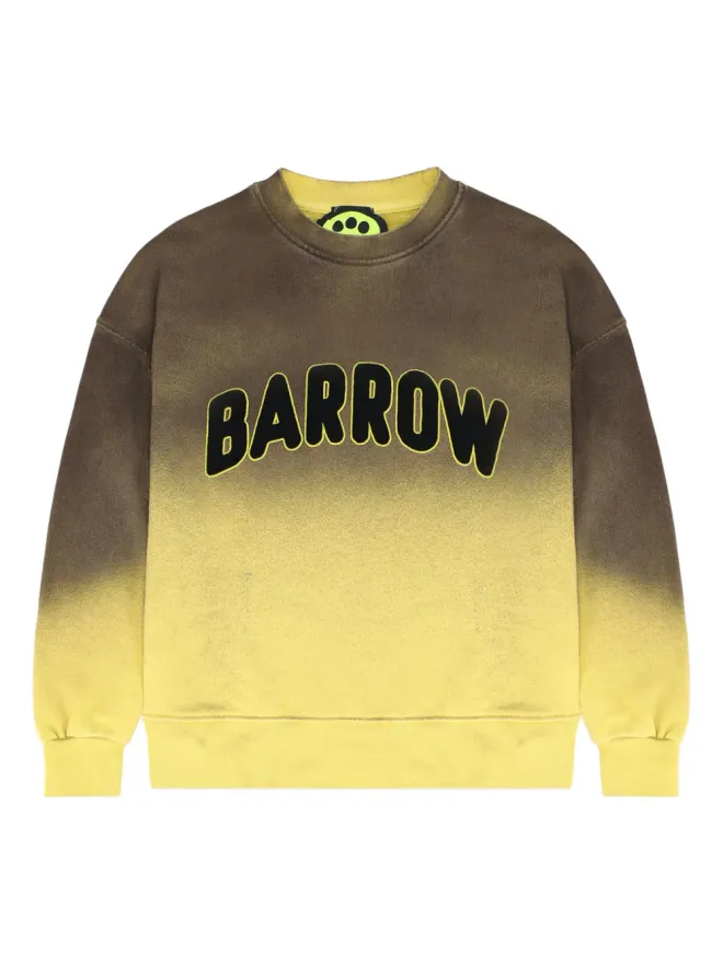 Barrow kids Barrow kids クルーネック コットン スウェットシャツ - イエローの商品画像
