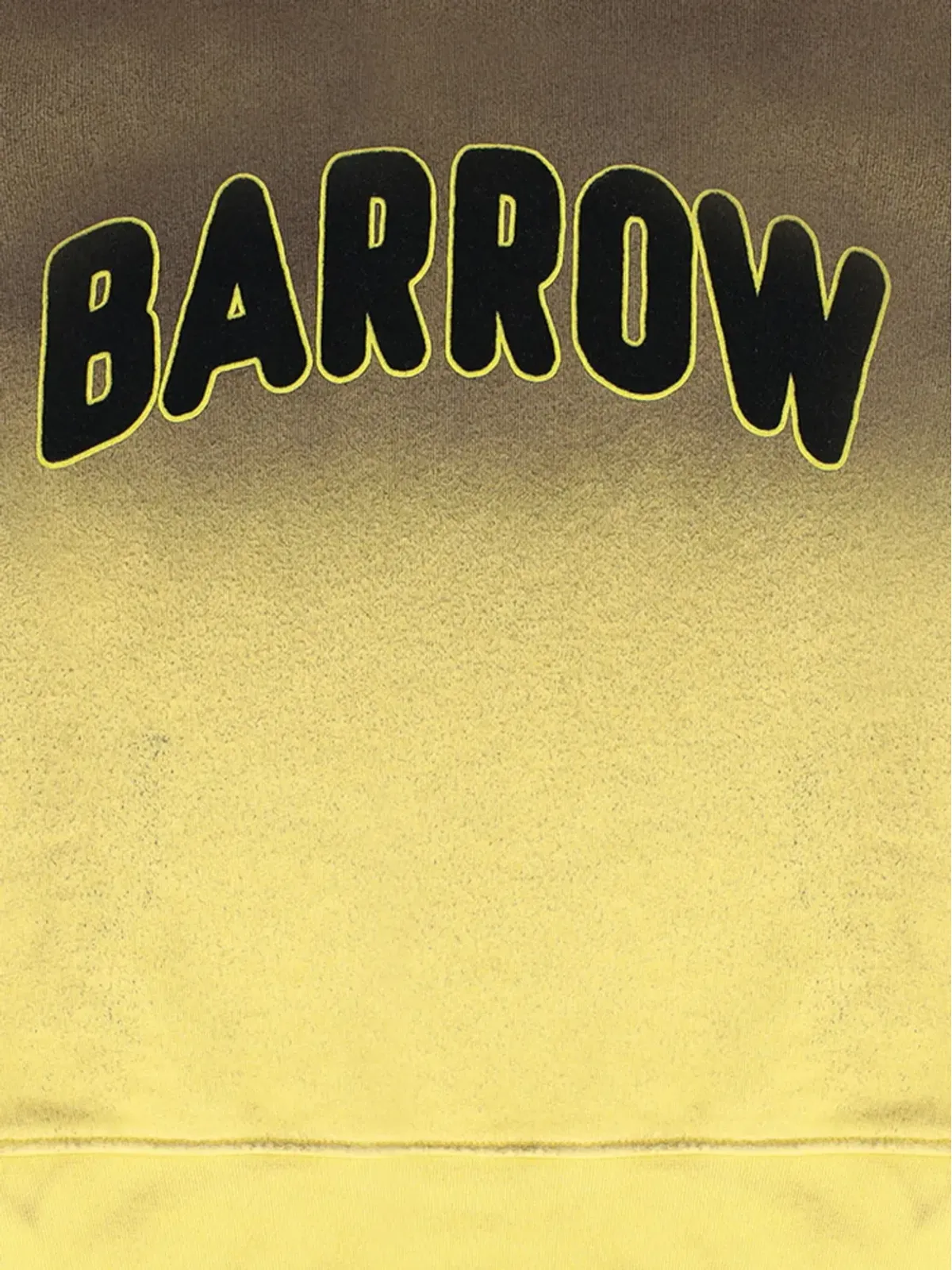 Barrow kids クルーネック コットン スウェットシャツ - イエロー - 画像2