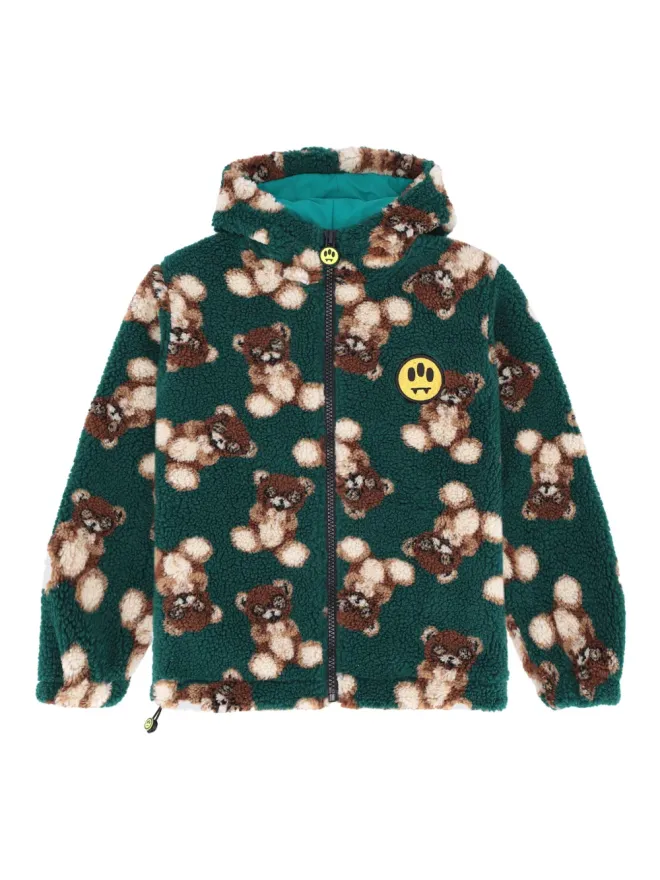 Barrow kids Barrow kids テディプリント フード付きジャケットの商品画像
