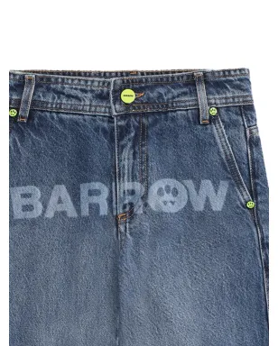 Barrow kids ボーイズ カーゴポケット ロゴ ジーンズ - サムネイル2