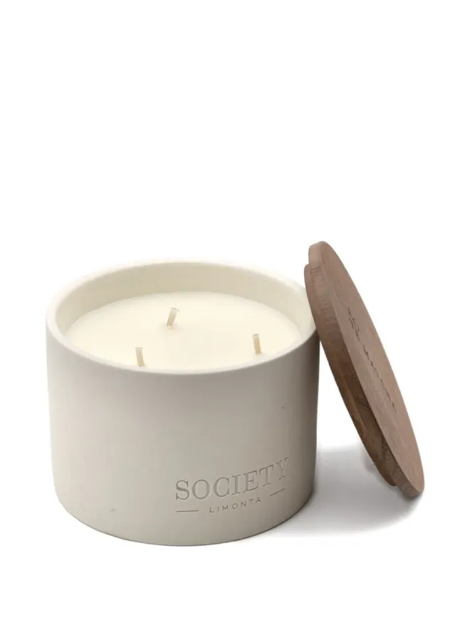 Society Limonta Society Limonta Te' Matcha 三芯木蓋付きキャンドル - ホワイトの商品画像