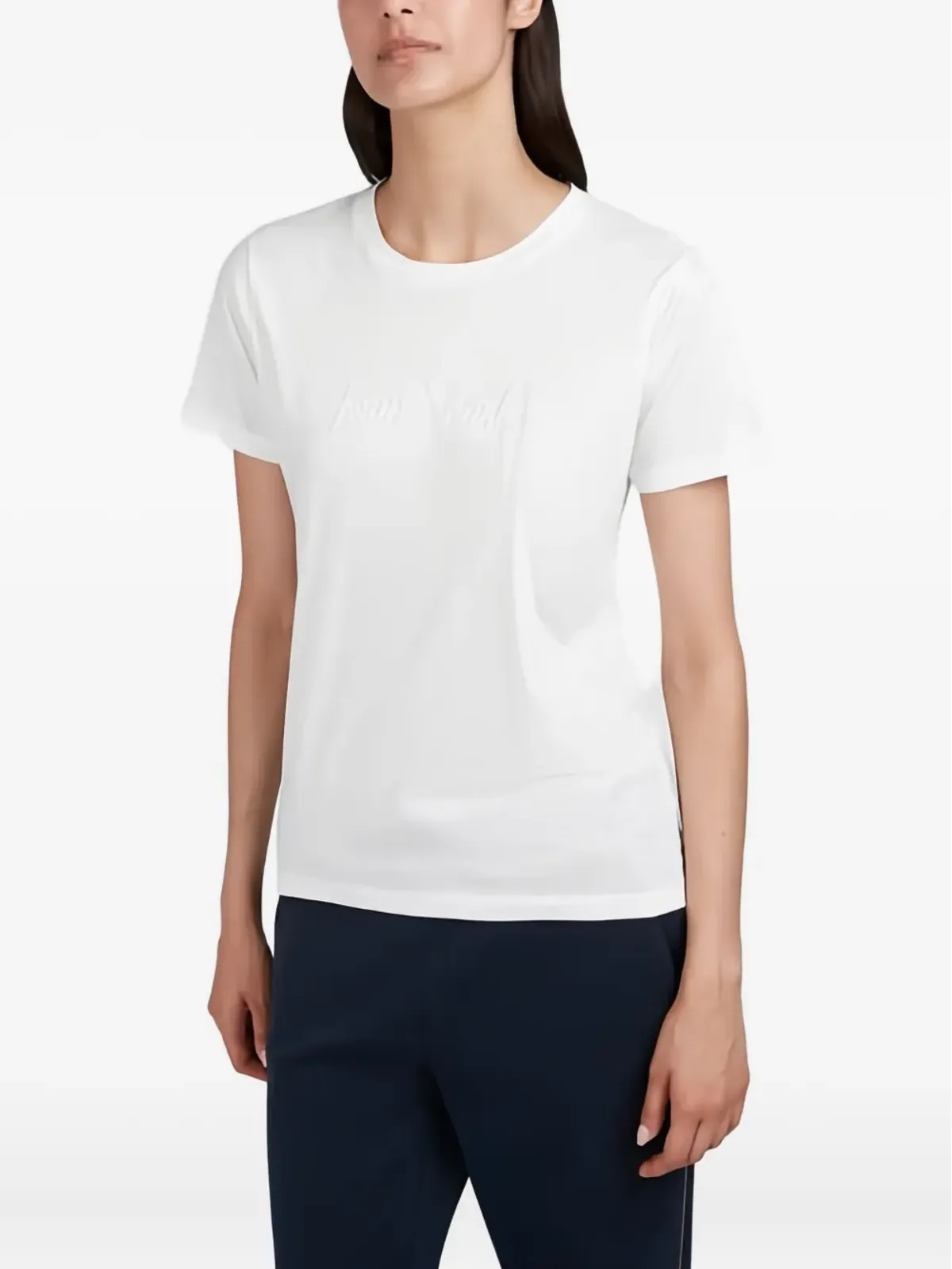 Paul & Shark ロゴ刺繍コットンTシャツ - White - 画像2
