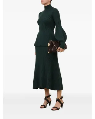 ZIMMERMANN ヒプノティック リブ編みミディスカート - サムネイル3