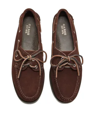 G.H.Bass suede leather lace-up boat shoes - Brown - サムネイル2
