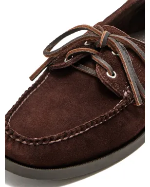 G.H.Bass suede leather lace-up boat shoes - Brown - サムネイル3