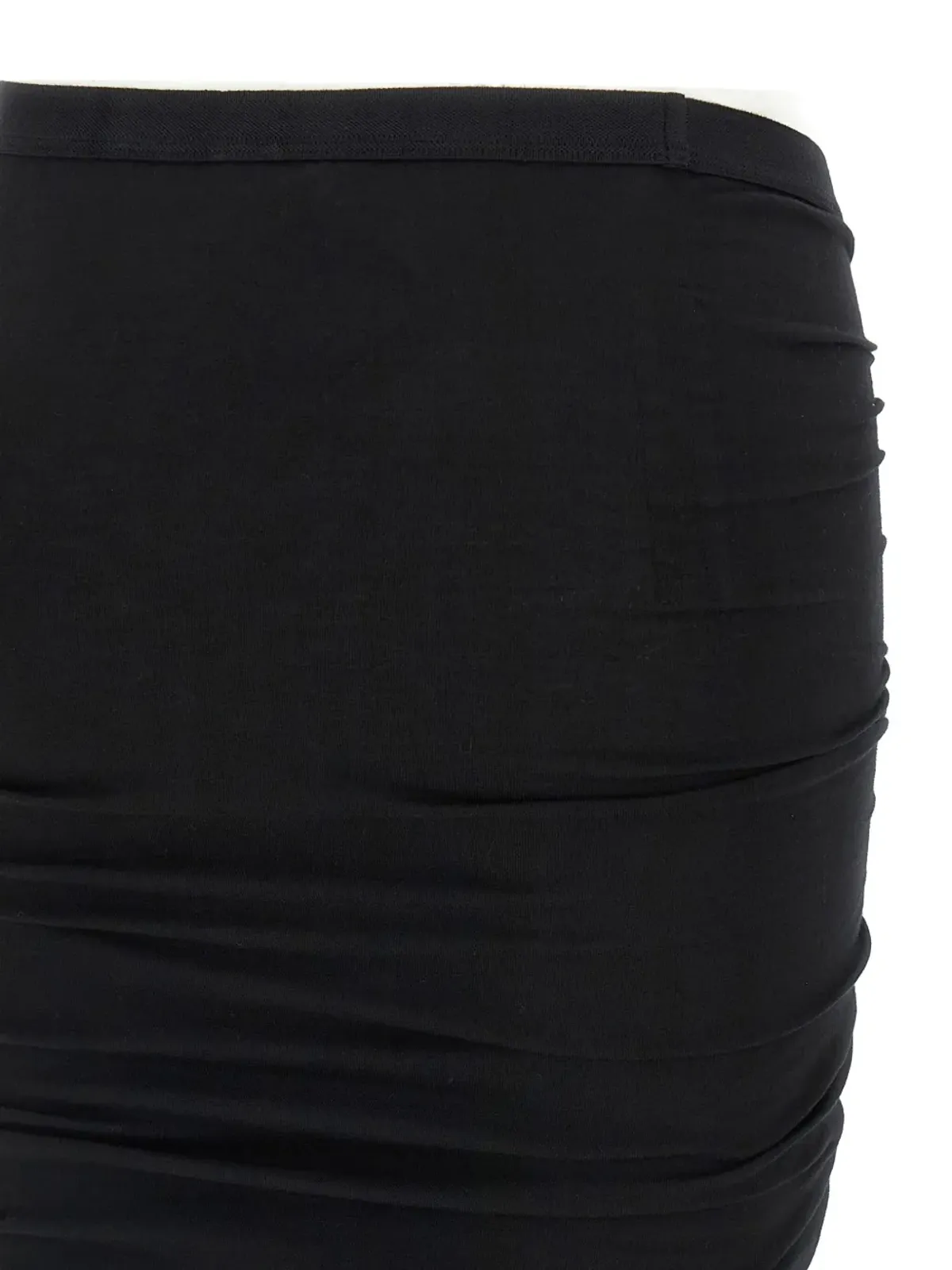 Rick Owens DRKSHDW エドフ エラスティックウエストバンド マキシスカート - 画像3