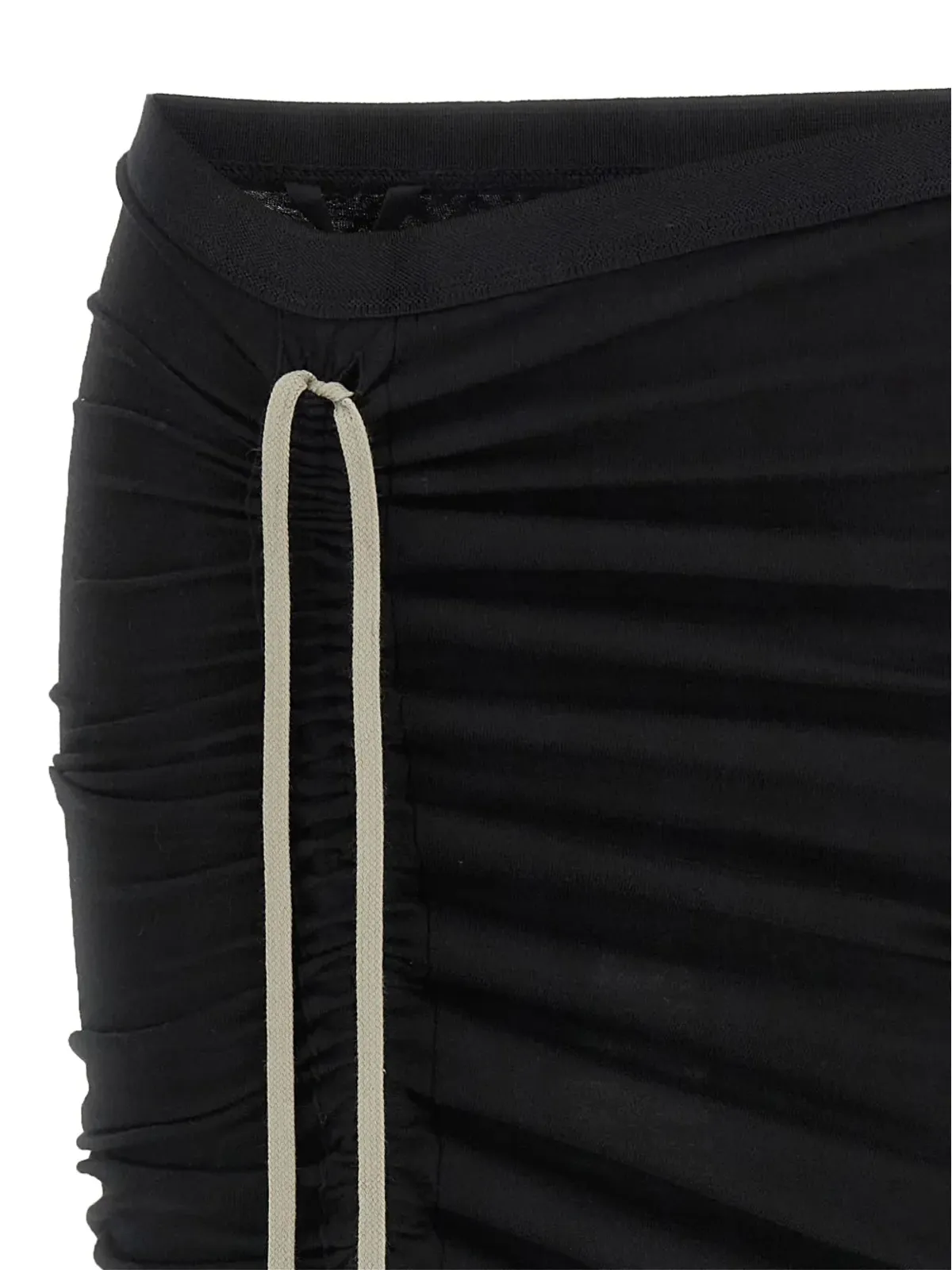 Rick Owens DRKSHDW エドフ エラスティックウエストバンド マキシスカート - 画像4