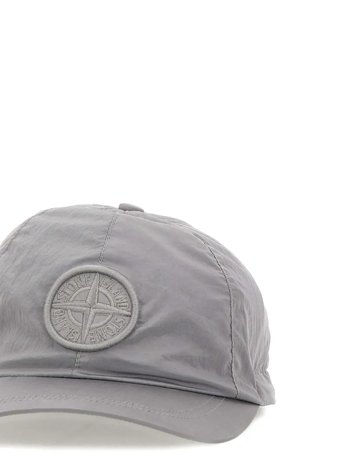 Stone Island コンパスロゴ ベースボールキャップ - グレー - 画像3