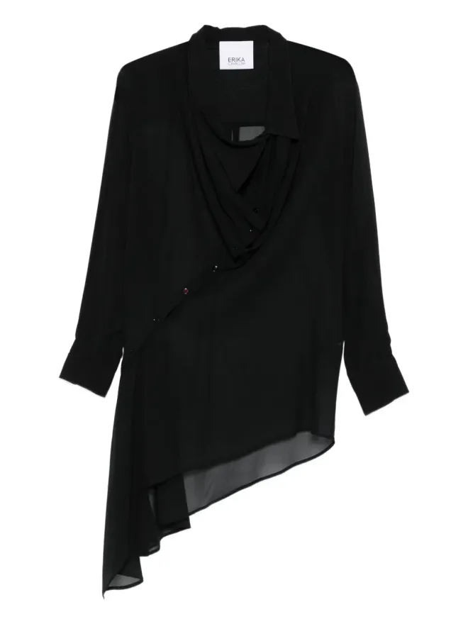 Erika Cavallini Erika Cavallini レイヤード アシンメトリードレスの商品画像