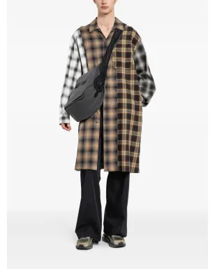 Song For The Mute plaid shirt - Neutrals - サムネイル2