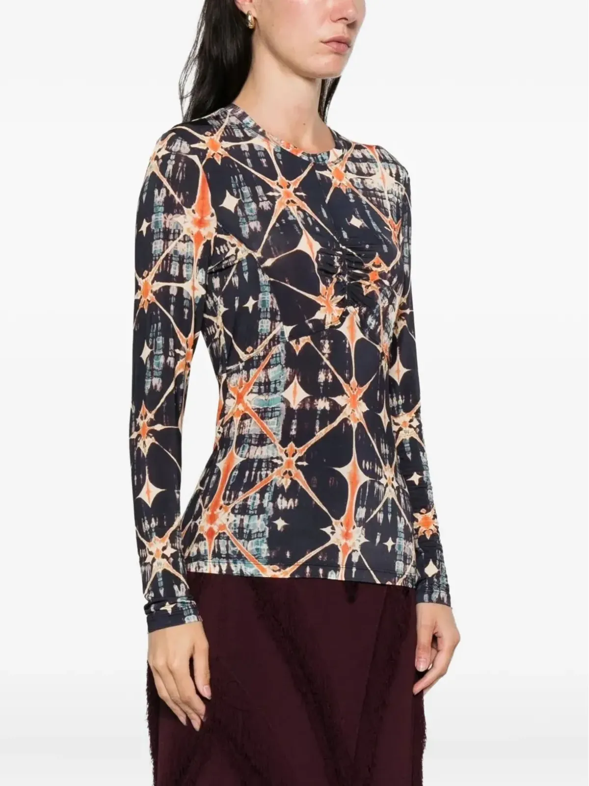 Ulla Johnson タイダイ柄フィットトップ - 画像3