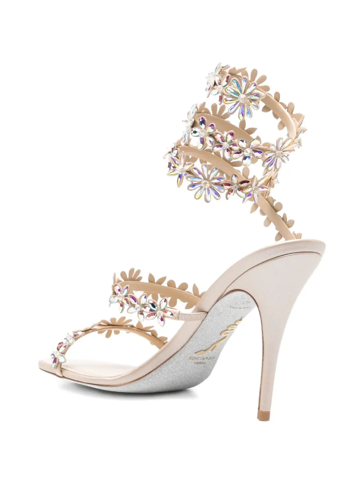 René Caovilla Eva heeled sandals - Neutrals - 画像3