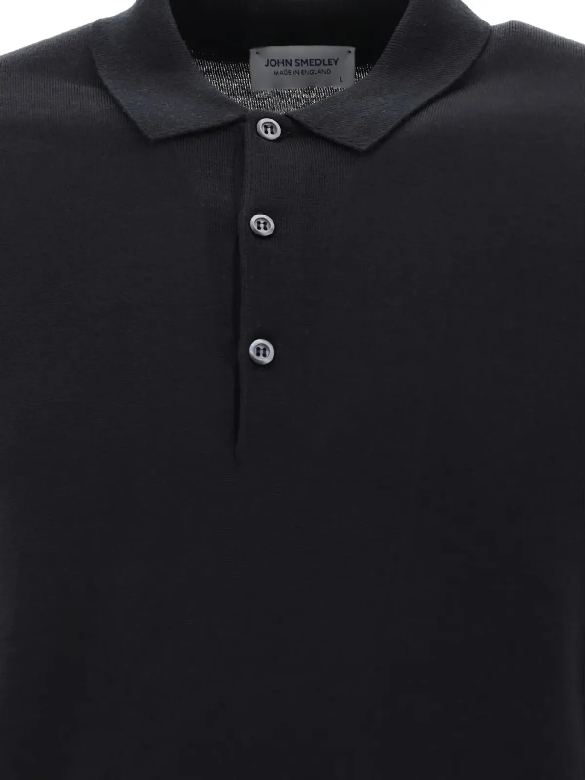 John Smedley ロングスリーブ クラシックカラー ポロシャツ - 画像5