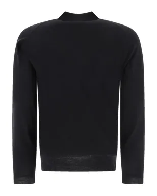 John Smedley ロングスリーブ クラシックカラー ポロシャツ - サムネイル2