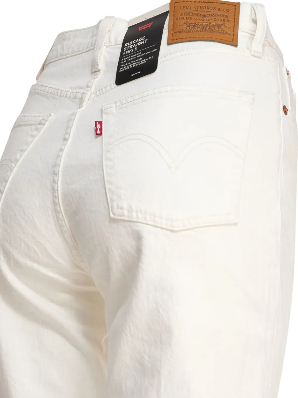 Levi's リブケージストレートジーンズ - ホワイト - 画像4