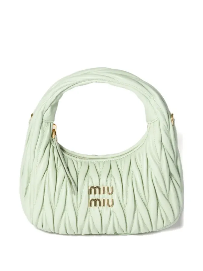 Miu Miu Miu Miu ワンダー レザー ショルダーバッグの商品画像