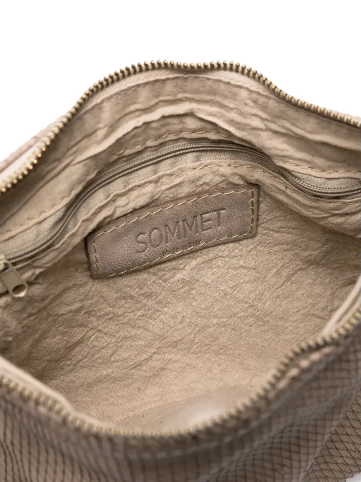 SOMMET テクスチャードレザー サッチェル - 画像4
