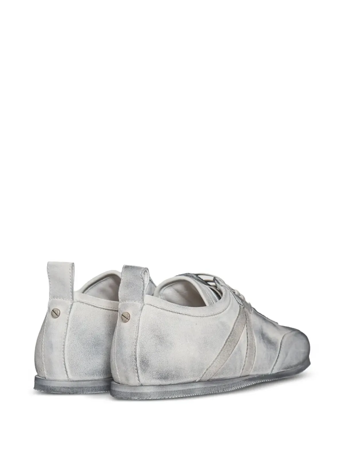 Ann Demeulemeester Siru Soft low-top "White" boxing sneakers - 画像2