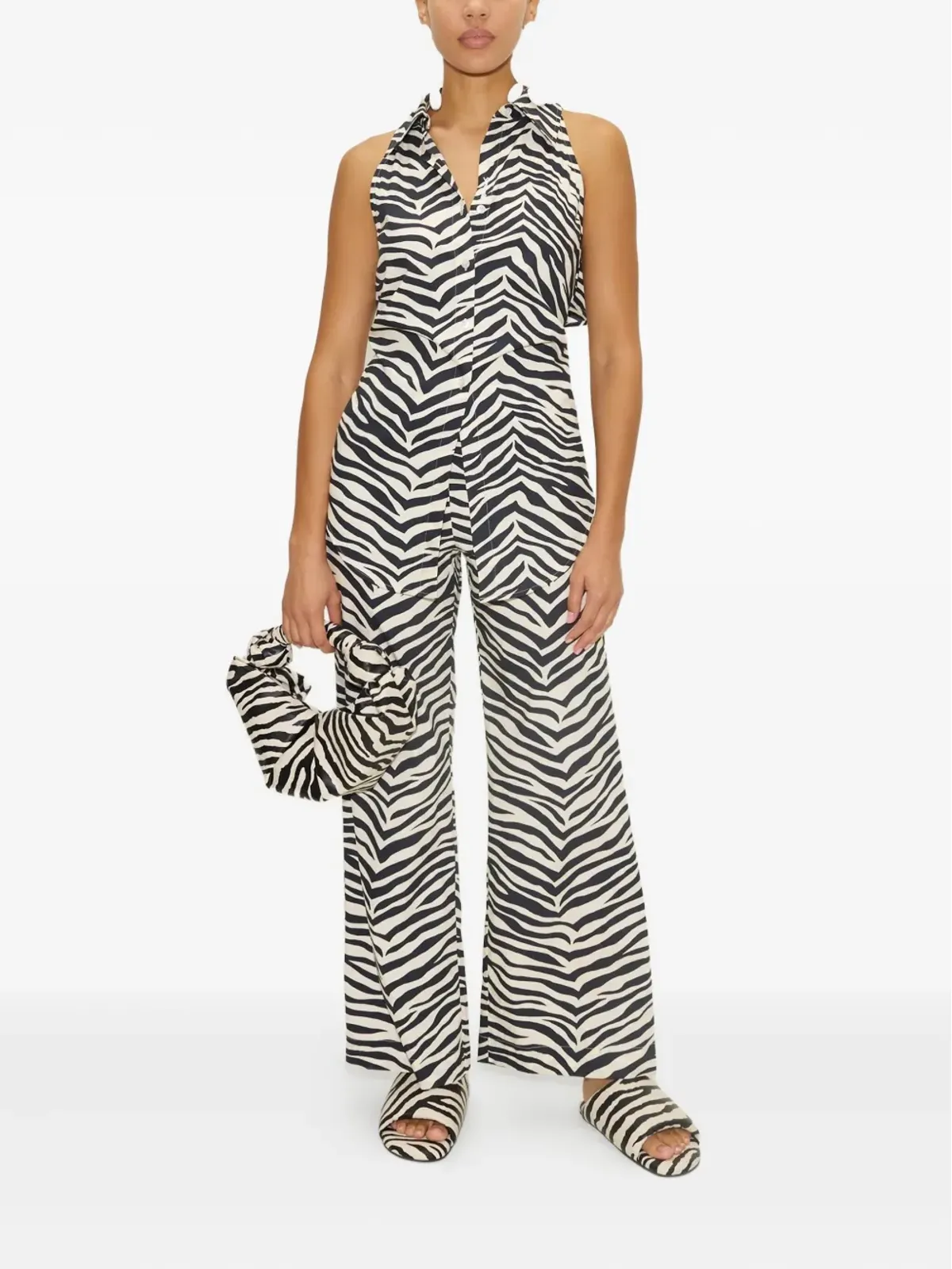 Simon Miller Loch sleeveless button-up top - 画像2