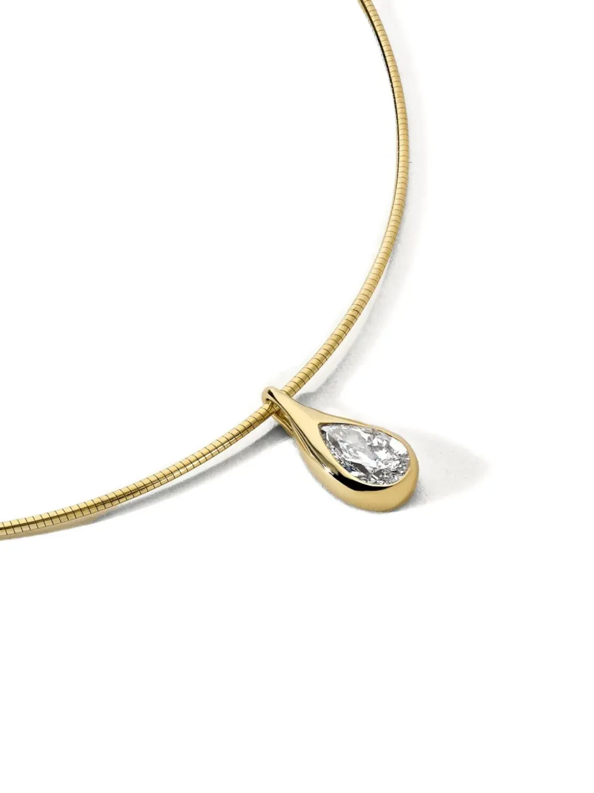 Jewels Aficionado 14K イエローゴールド Mika lab-grown diamond ペンダントネックレス - 画像3