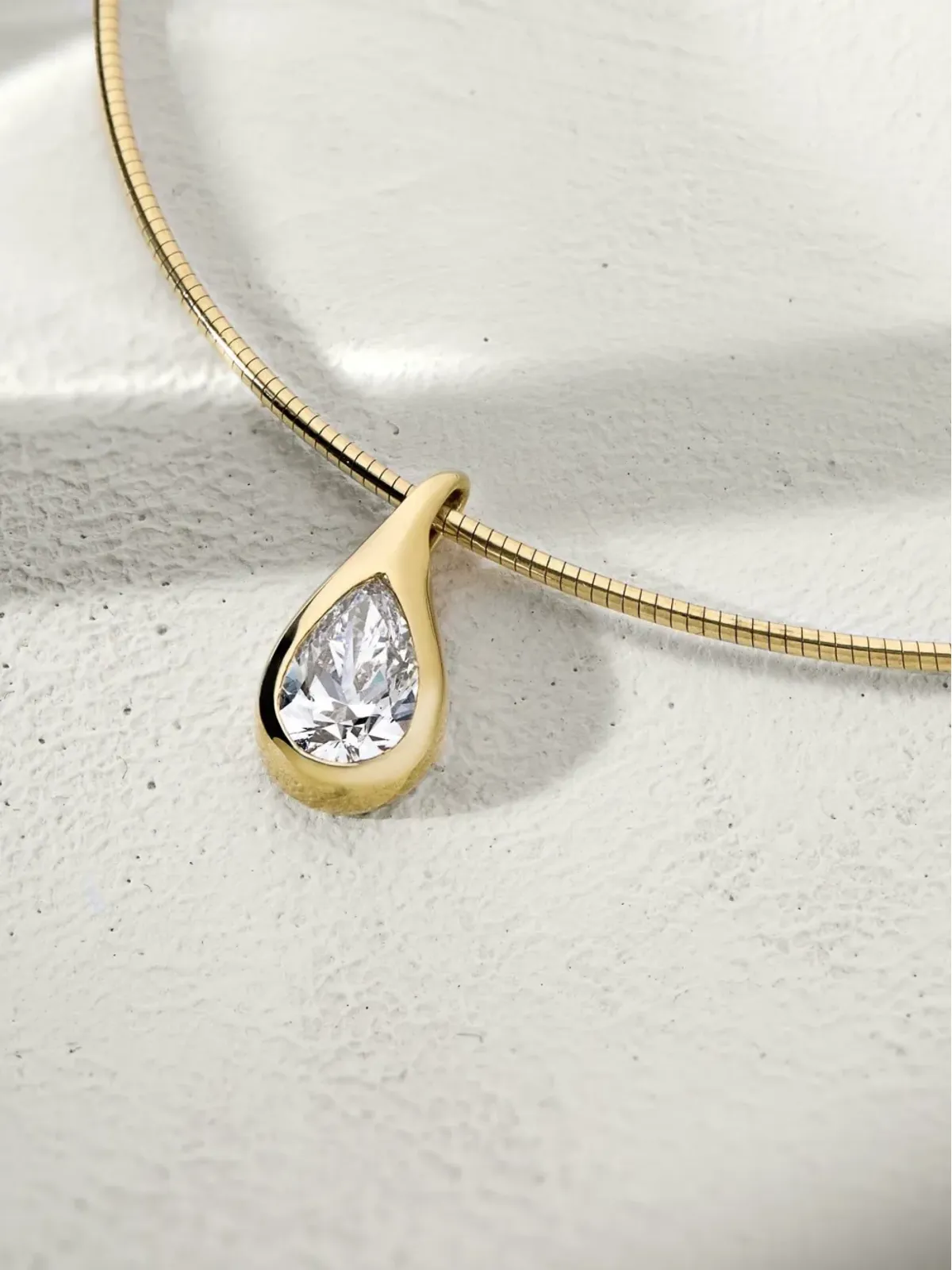 Jewels Aficionado 14K イエローゴールド Mika lab-grown diamond ペンダントネックレス - 画像4