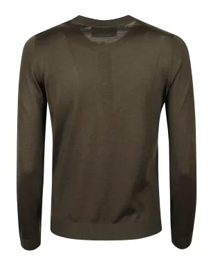 Gucci ロゴ入りインターシャ ボタンアップ カーディガン - ブラウン - サムネイル2