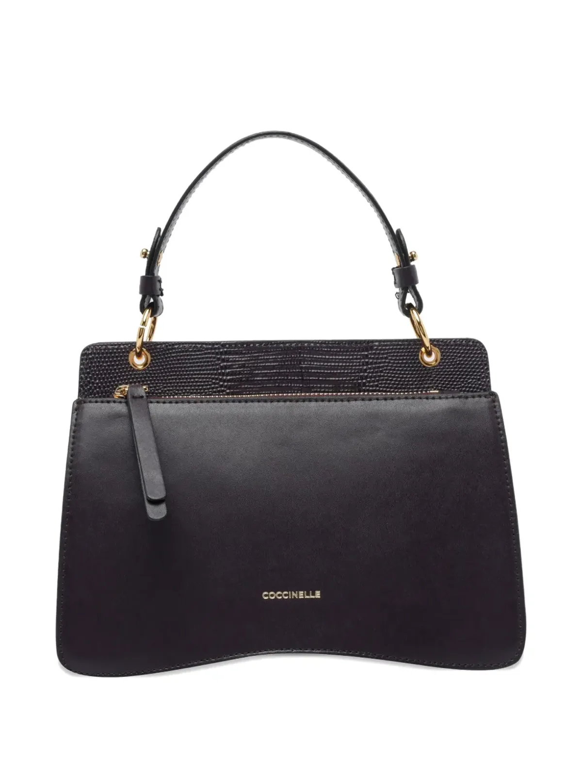Coccinelle C-Me leather tote bag - Black - 画像2