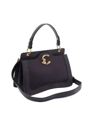 Coccinelle C-Me leather tote bag - Black - サムネイル3