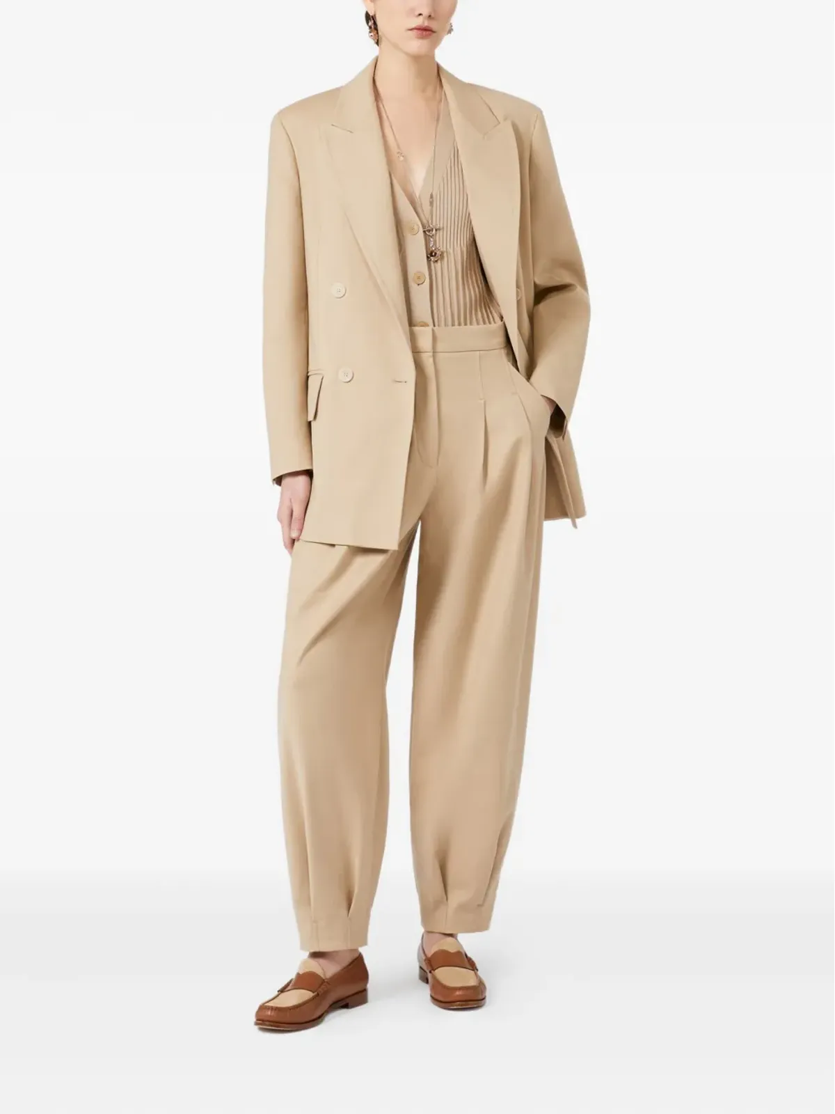 Max Mara Olimpia ダブルブレストブレザー - 画像2