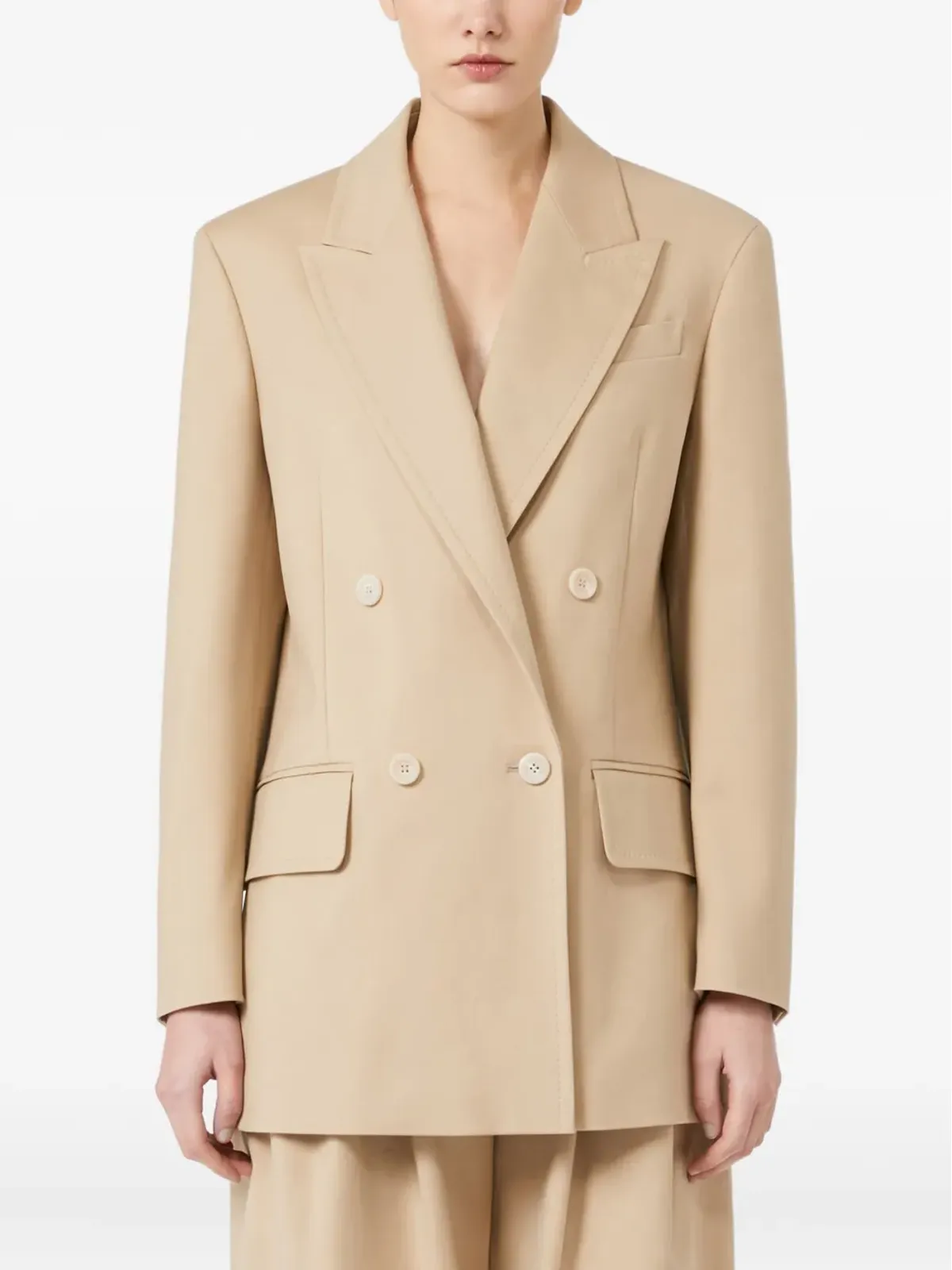 Max Mara Olimpia ダブルブレストブレザー - 画像3