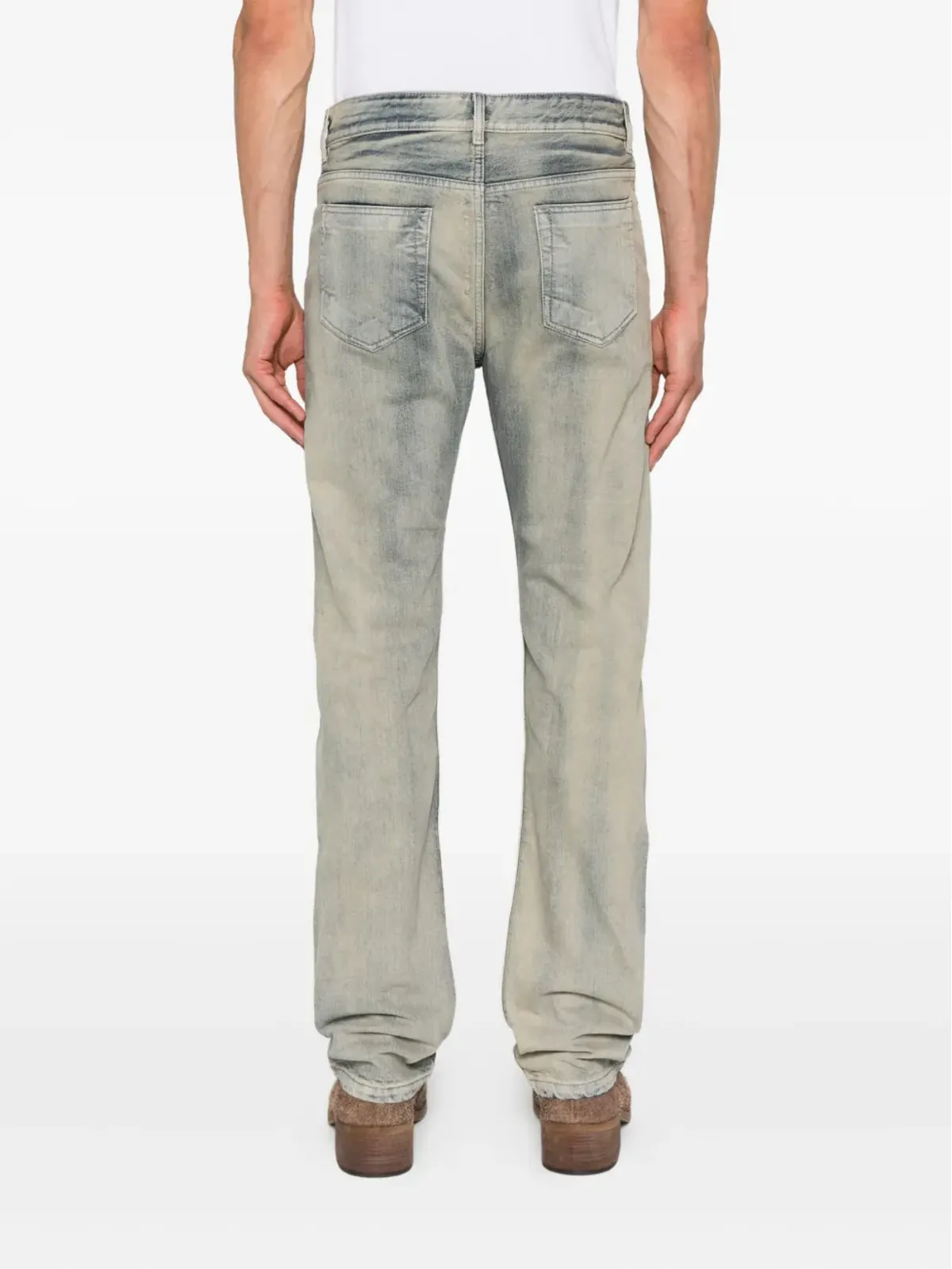 Rick Owens DRKSHDW ステッチングディテール ジーンズ - 画像4