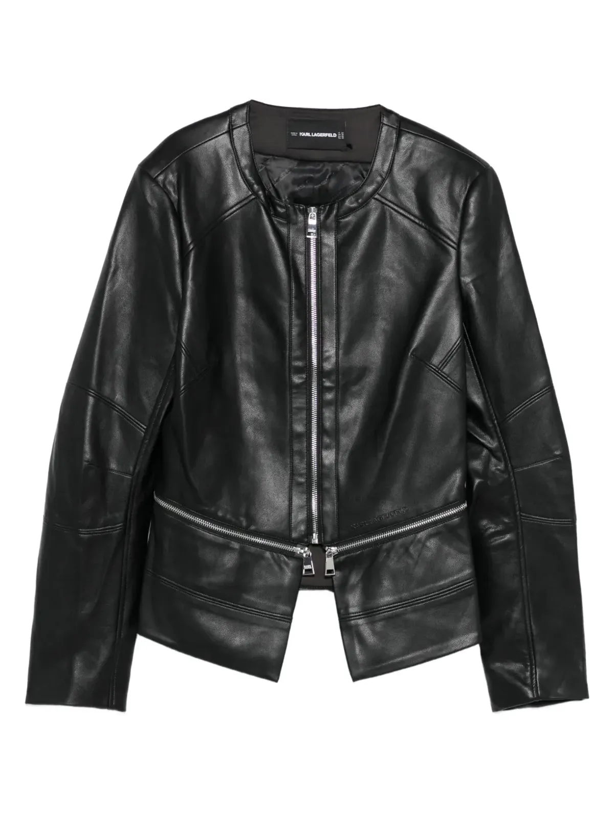 Karl Lagerfeld ジップフロントパネルドジャケット - 画像1