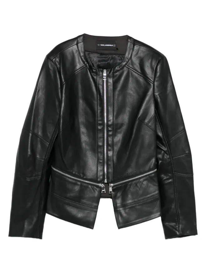 Karl Lagerfeld Karl Lagerfeld ジップフロントパネルドジャケットの商品画像