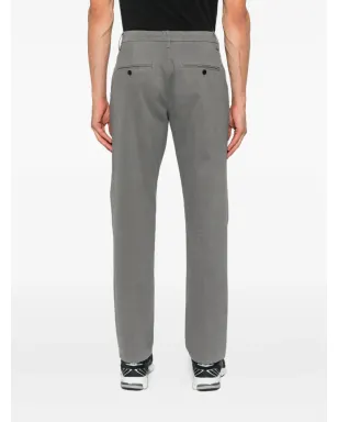 DONDUP スラッシュポケット付きコットンチノパンツ - グレー - サムネイル4