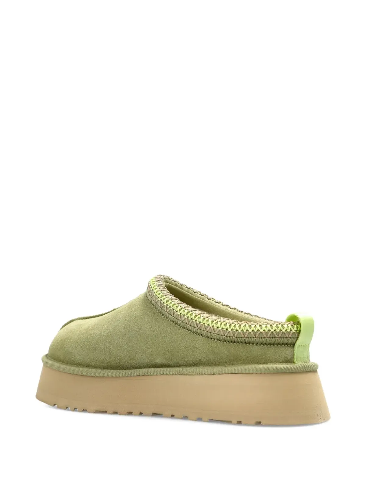 UGG Tazz II プラットフォームスウェードスリッパ グリーン - 画像4