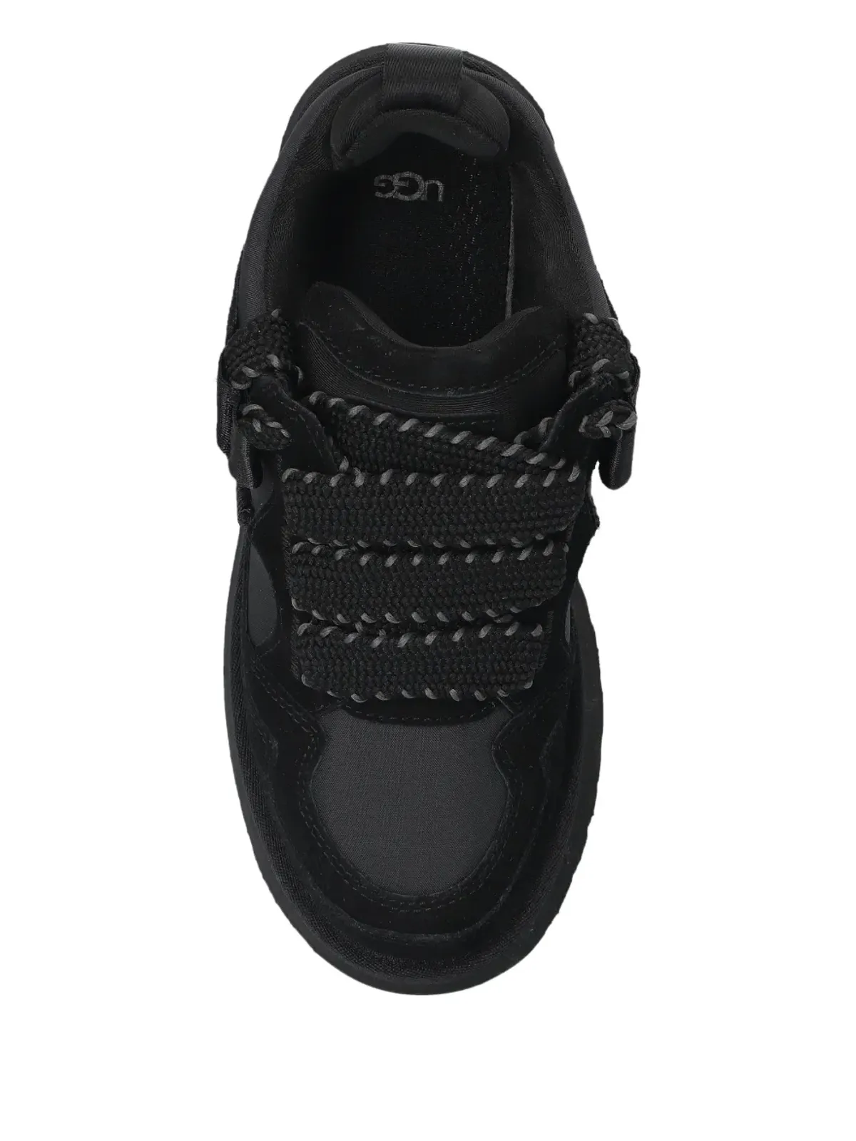 UGG Astromel プラットフォーム レースアップ スニーカー（ブラック） - 画像3
