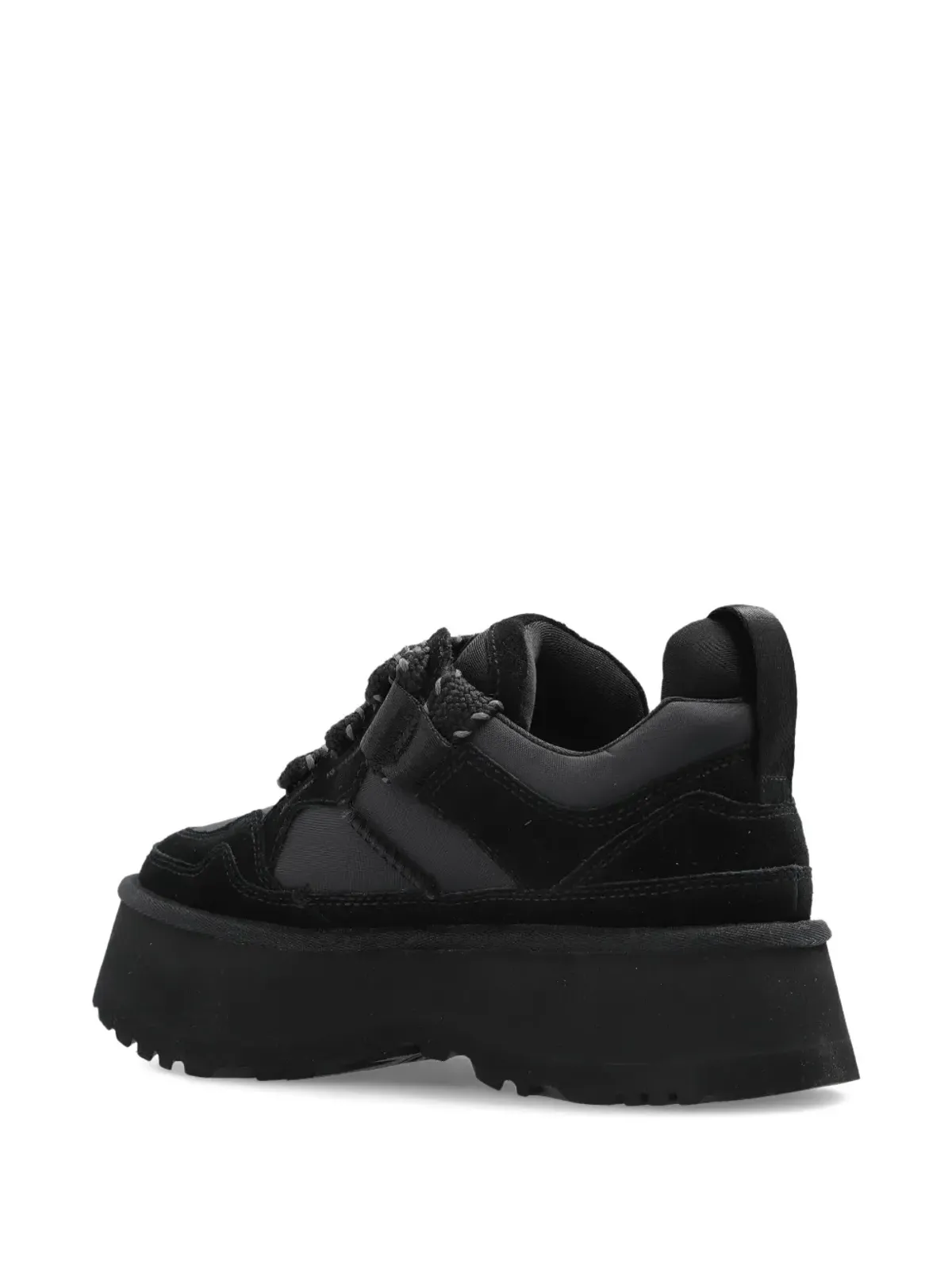 UGG Astromel プラットフォーム レースアップ スニーカー（ブラック） - 画像4