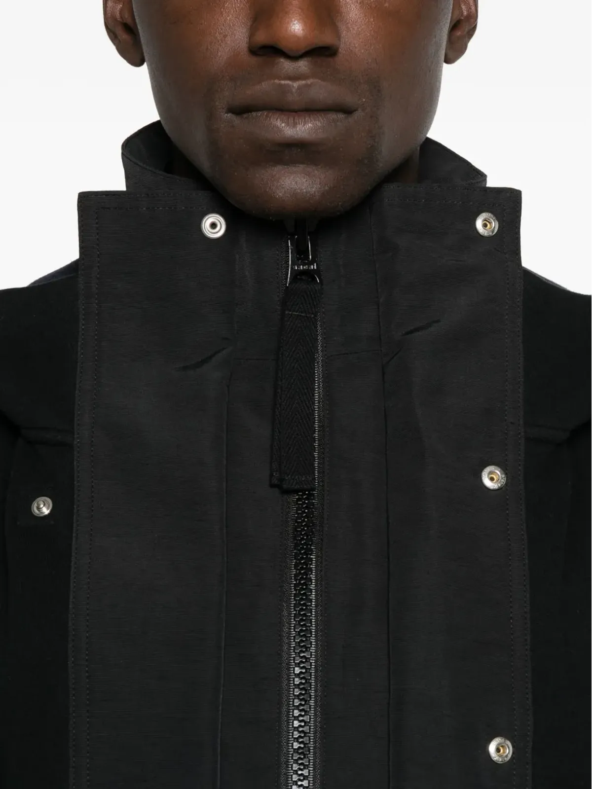 sacai ジップフロントフードジャケット - 画像5
