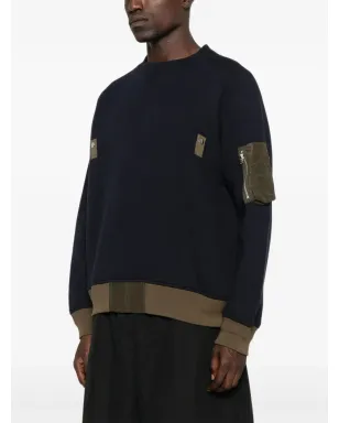 sacai パネルドジップファスニングセーター - サムネイル3