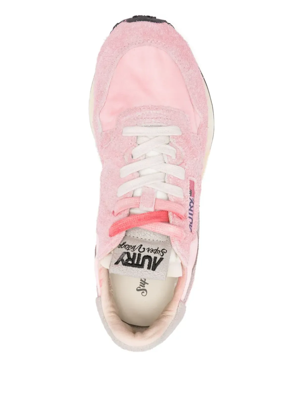 Autry Reelwind suede panelled sneakers - Pink - 画像4