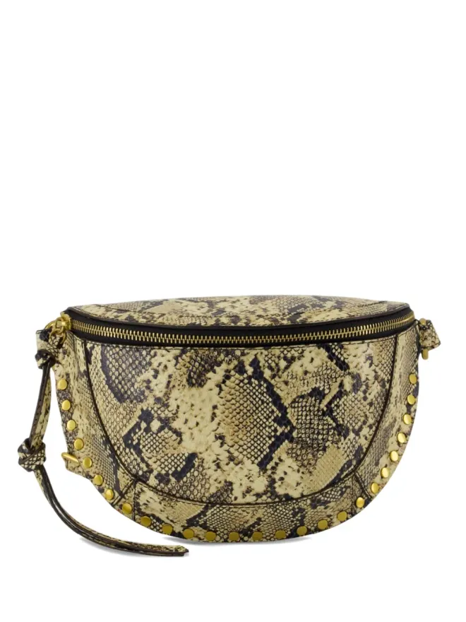 Isabel Marant ISABEL MARANT 蛇柄ベルトバッグ - グリーンの商品画像