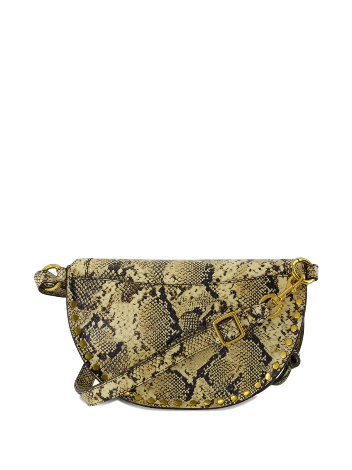 ISABEL MARANT 蛇柄ベルトバッグ - グリーン - 画像2