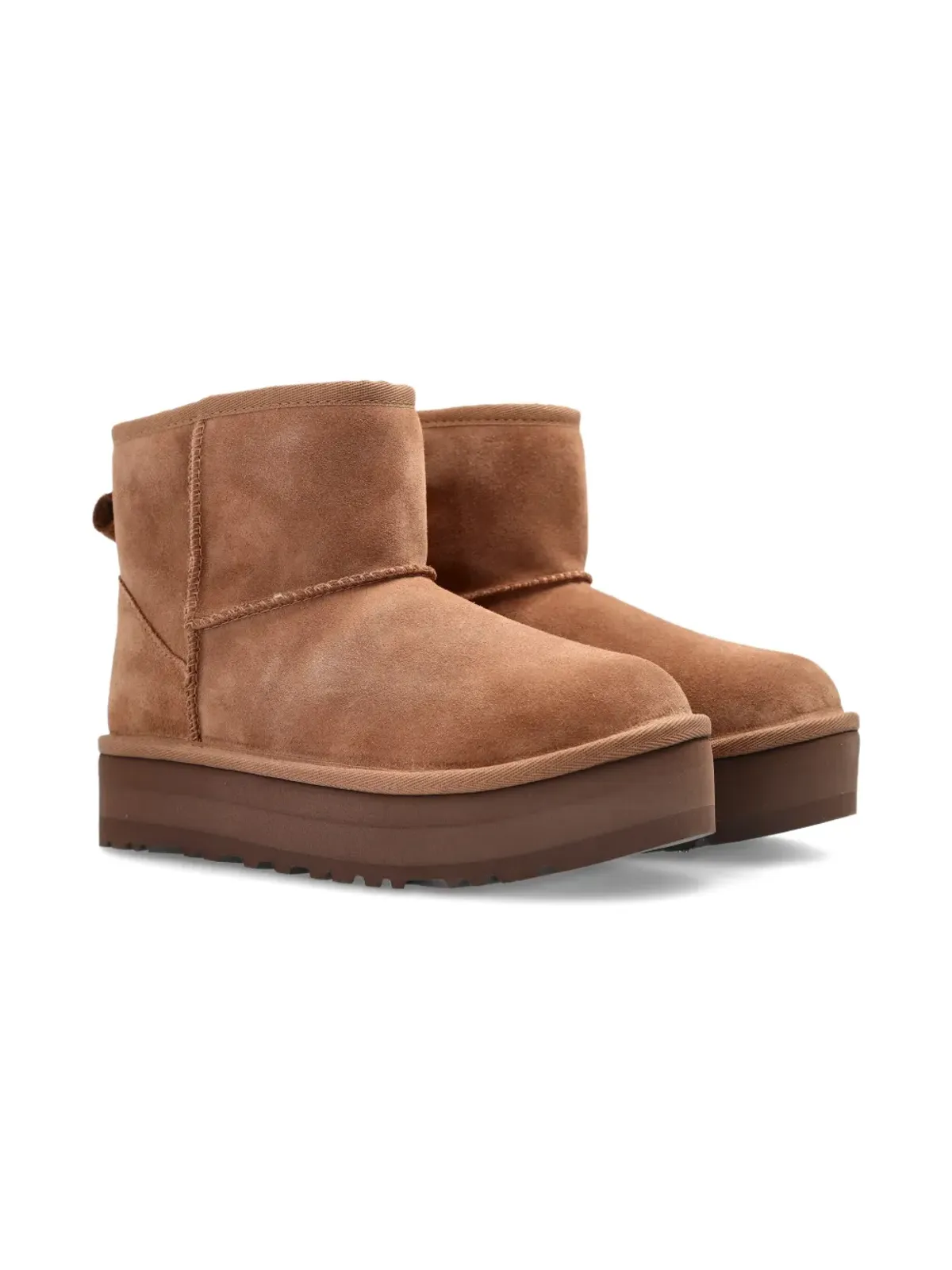 UGG Kids プラットフォームスエードブーツ - Brown - 画像2