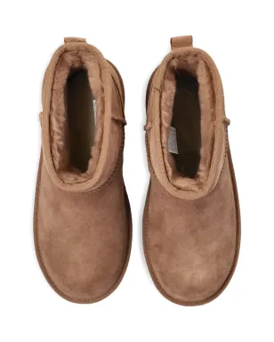 UGG Kids プラットフォームスエードブーツ - Brown - サムネイル4