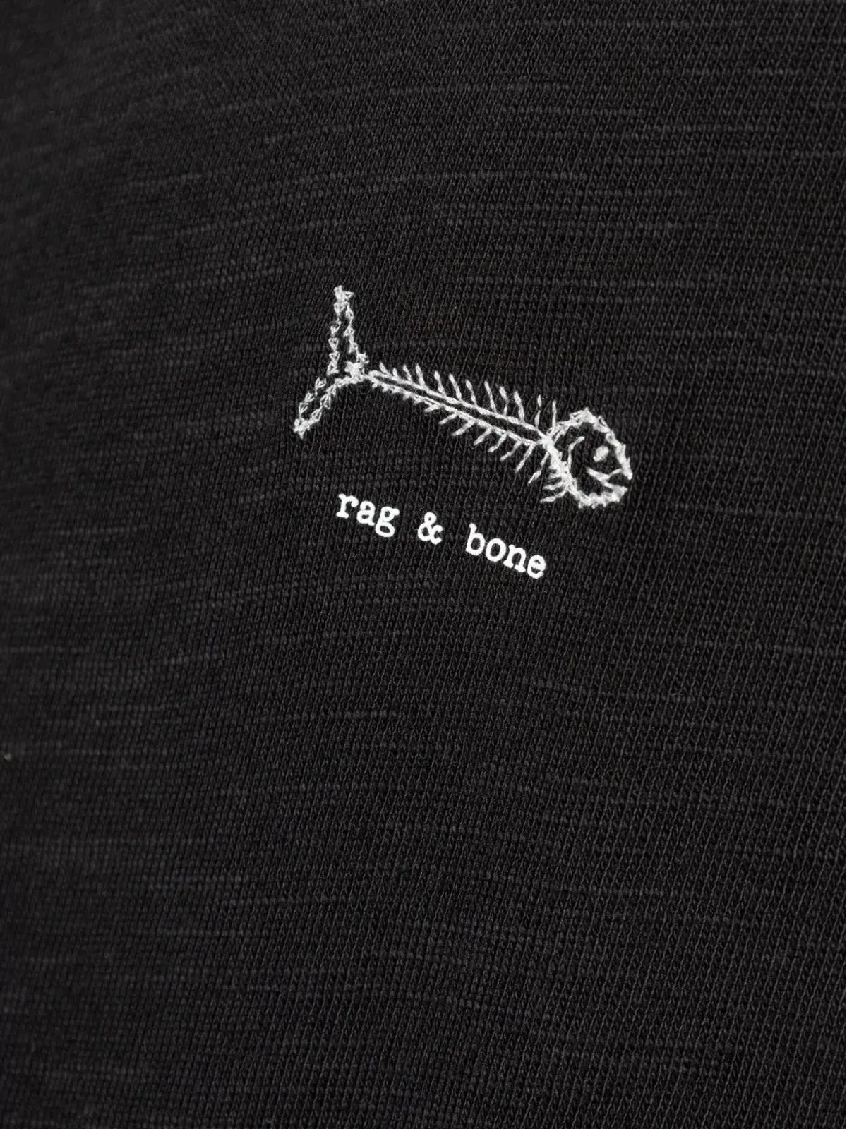 rag & bone 魚の刺繍入りコットンTシャツ - 画像5