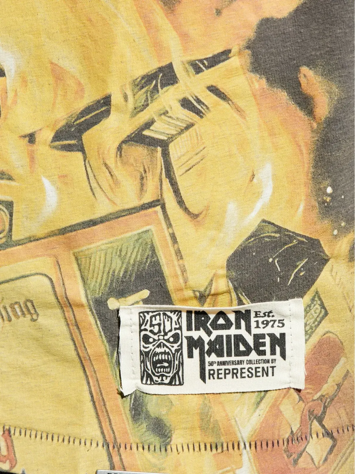 Represent x Iron Maiden Steed グラフィックプリントTシャツ - 画像5