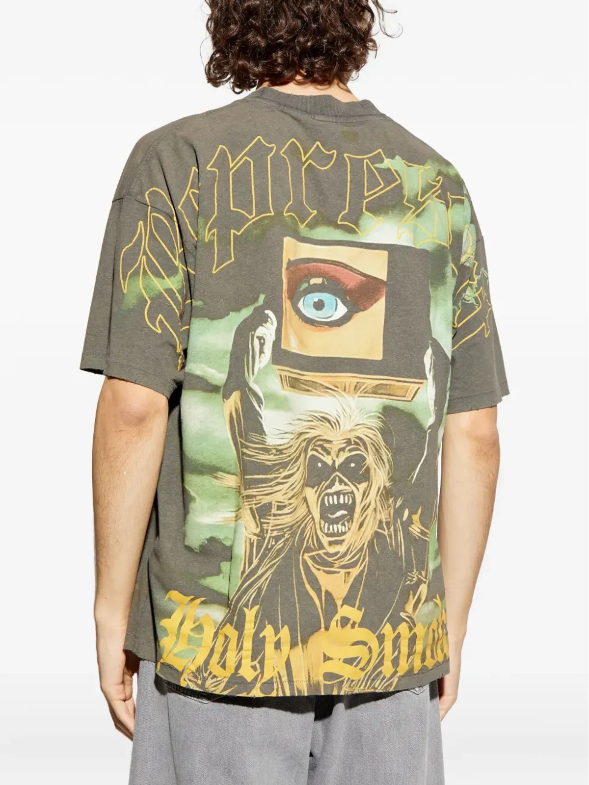 Represent x Iron Maiden Steed グラフィックプリントTシャツ - 画像4