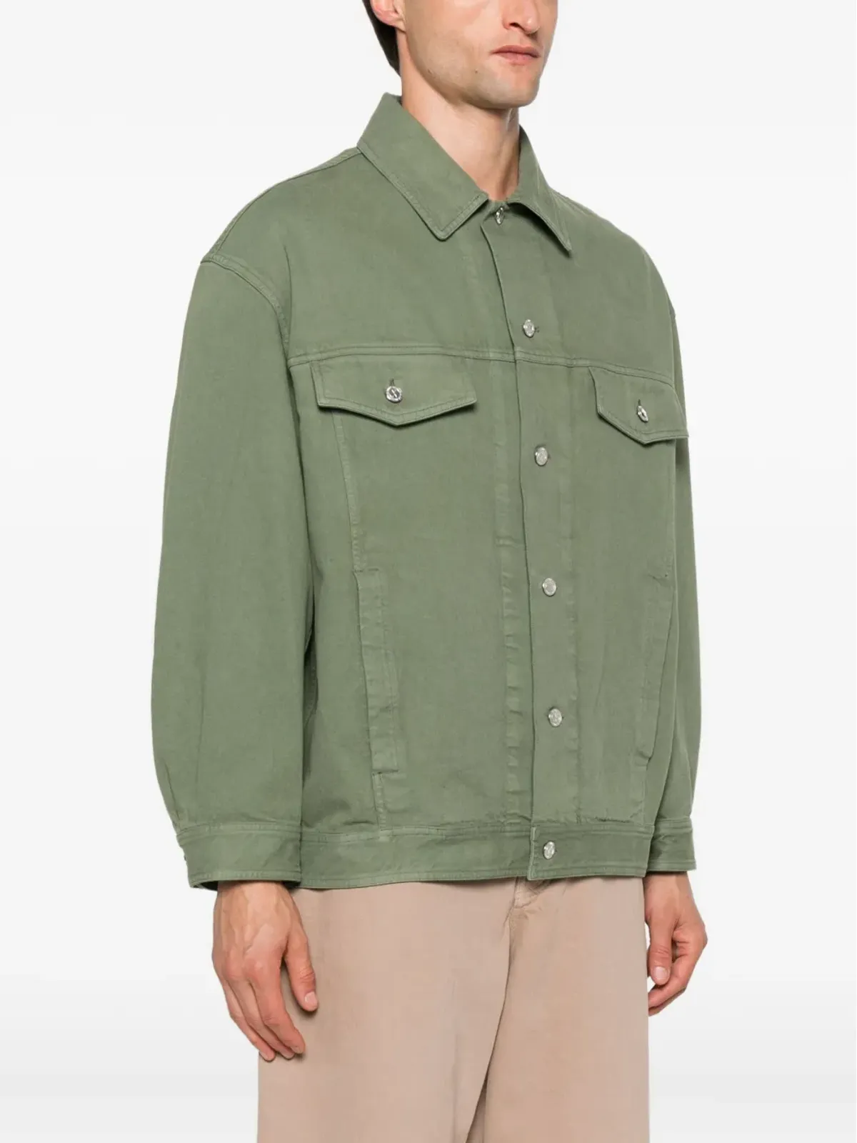 A.P.C. ボタン留め付きフラップポケットジャケット - 画像3