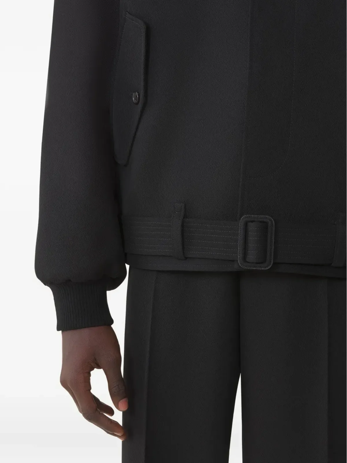 Lanvin ベルテッドジャケット - 画像5