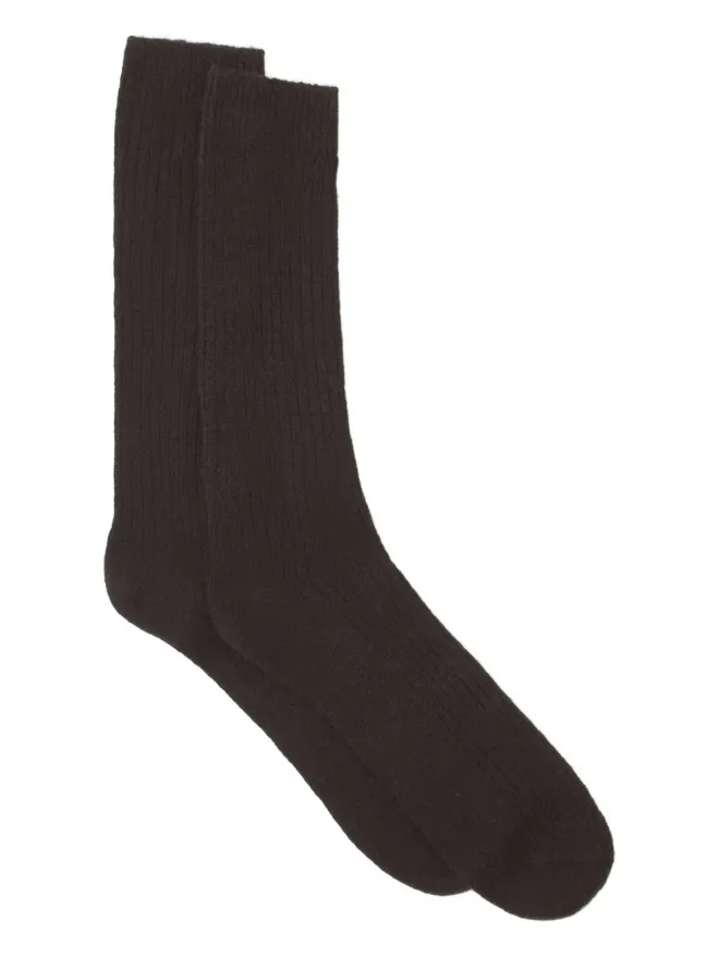 Lanvin Lanvin リブ編みソックス ブラウンの商品画像